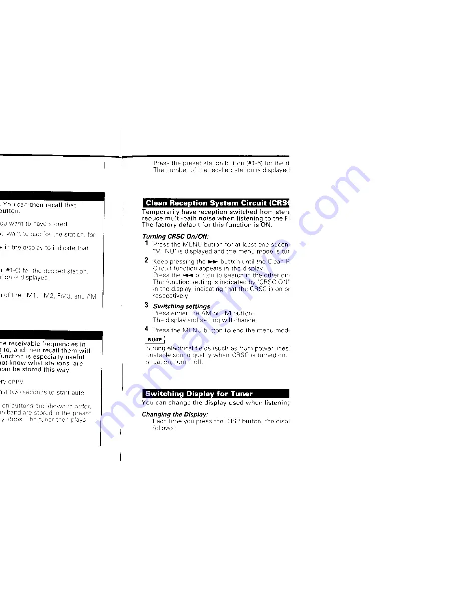 Kenwood KMD-71 Instruction Manual Download Page 10