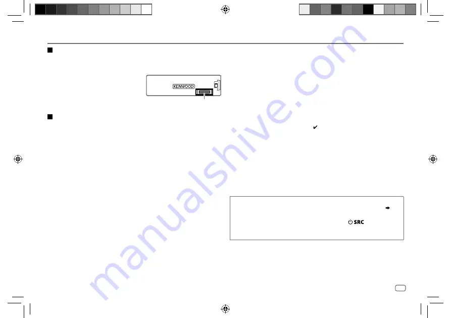 Kenwood KMM-102AY Instuction Manual Download Page 15