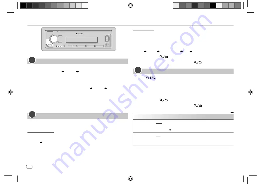 Kenwood KMM-104 Скачать руководство пользователя страница 4