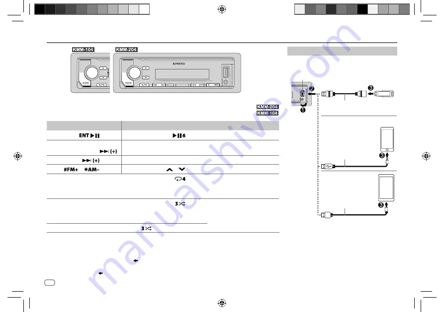 Kenwood KMM-104 Instruction Manual Download Page 34