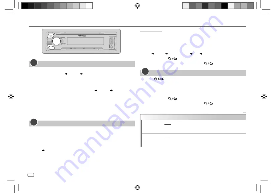 Kenwood kmm-115 Instruction Manual Download Page 4