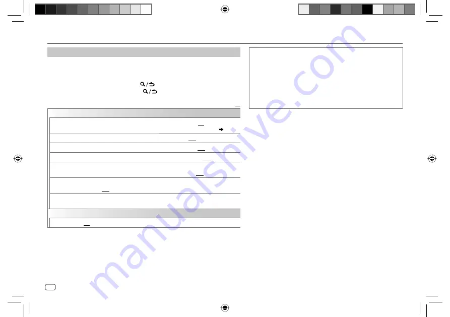 Kenwood kmm-115 Instruction Manual Download Page 38