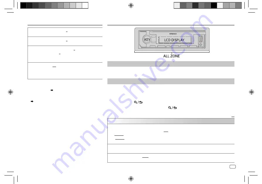 Kenwood KMM-122 Скачать руководство пользователя страница 11