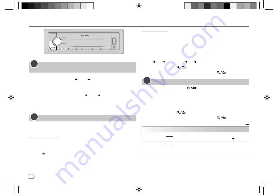 Kenwood KMM-122 Скачать руководство пользователя страница 20