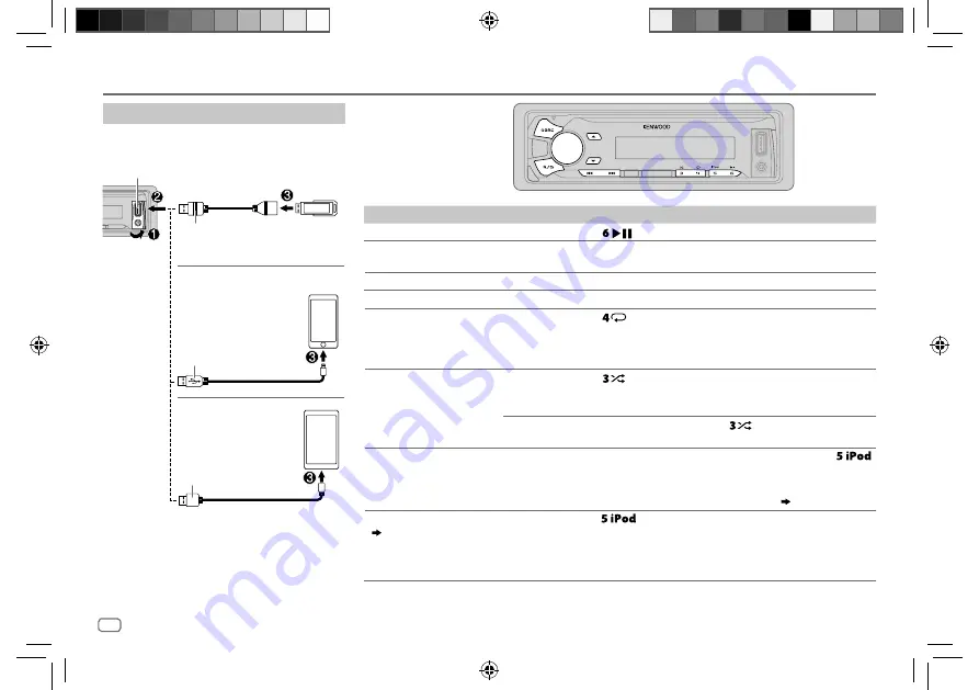 Kenwood KMM-303BT Instruction Manual Download Page 48