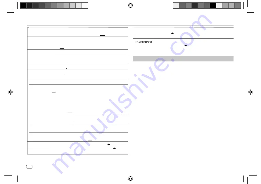 Kenwood KMM-BT204 Instruction Manual Download Page 22