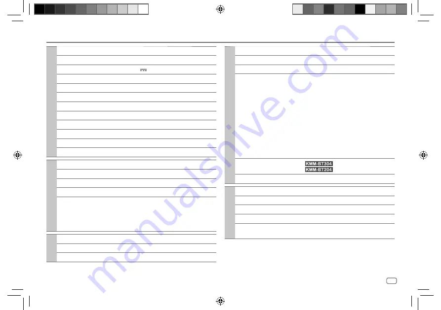 Kenwood KMM-BT204 Instruction Manual Download Page 35