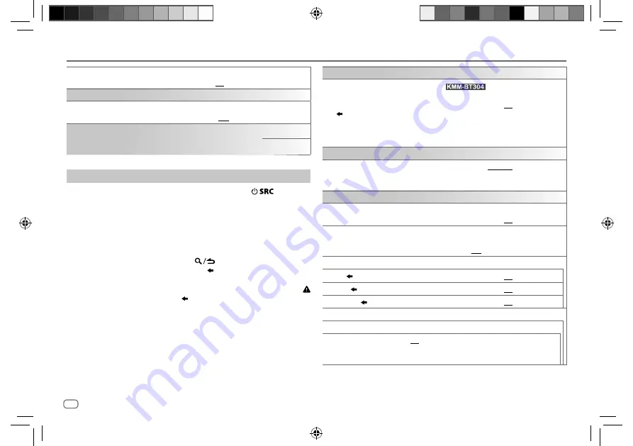 Kenwood KMM-BT204 Instruction Manual Download Page 68