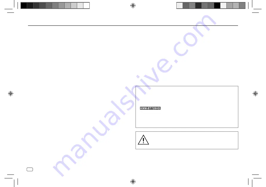 Kenwood KMM-BT228U Instruction Manual Download Page 8