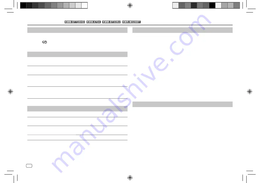 Kenwood KMM-BT228U Instruction Manual Download Page 70