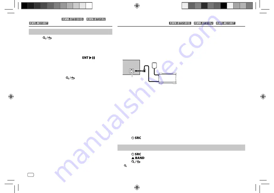 Kenwood KMM-BT318 Скачать руководство пользователя страница 18