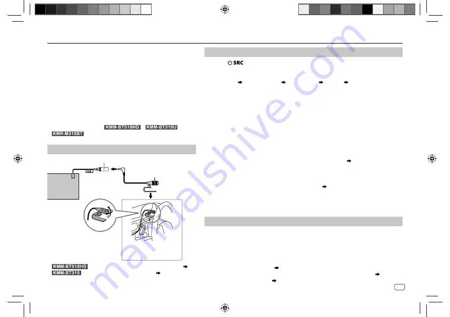 Kenwood KMM-BT318 Скачать руководство пользователя страница 21