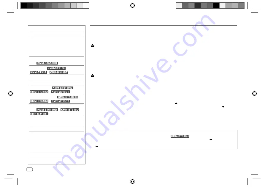 Kenwood KMM-BT318 Instruction Manual Download Page 78