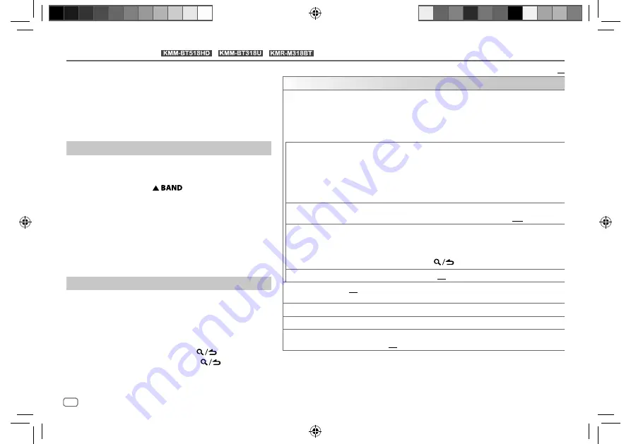 Kenwood KMM-BT318 Скачать руководство пользователя страница 92