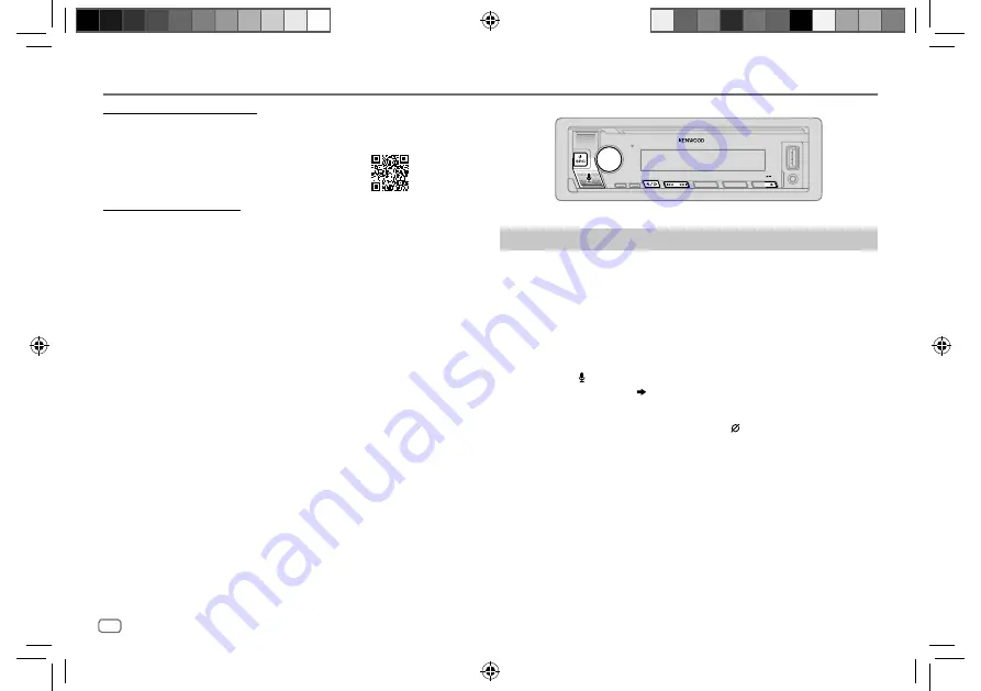 Kenwood KMM-BT508DAB Instruction Manual Download Page 110