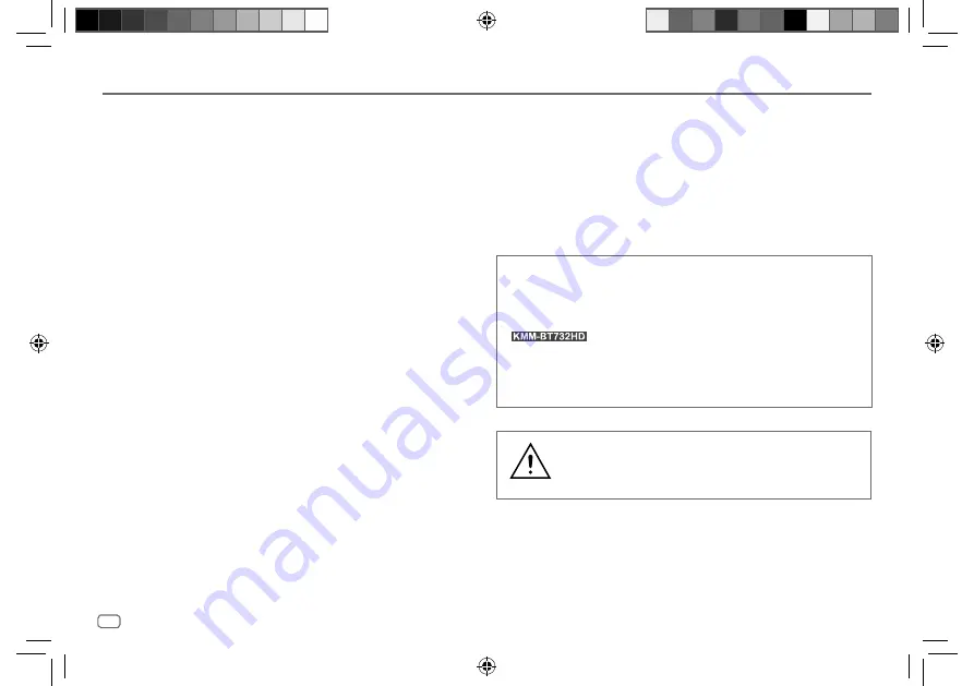 Kenwood KMM-BT732HD Instruction Manual Download Page 8