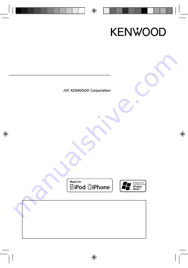 Kenwood KMM-U156 Instruction Manual Download Page 32