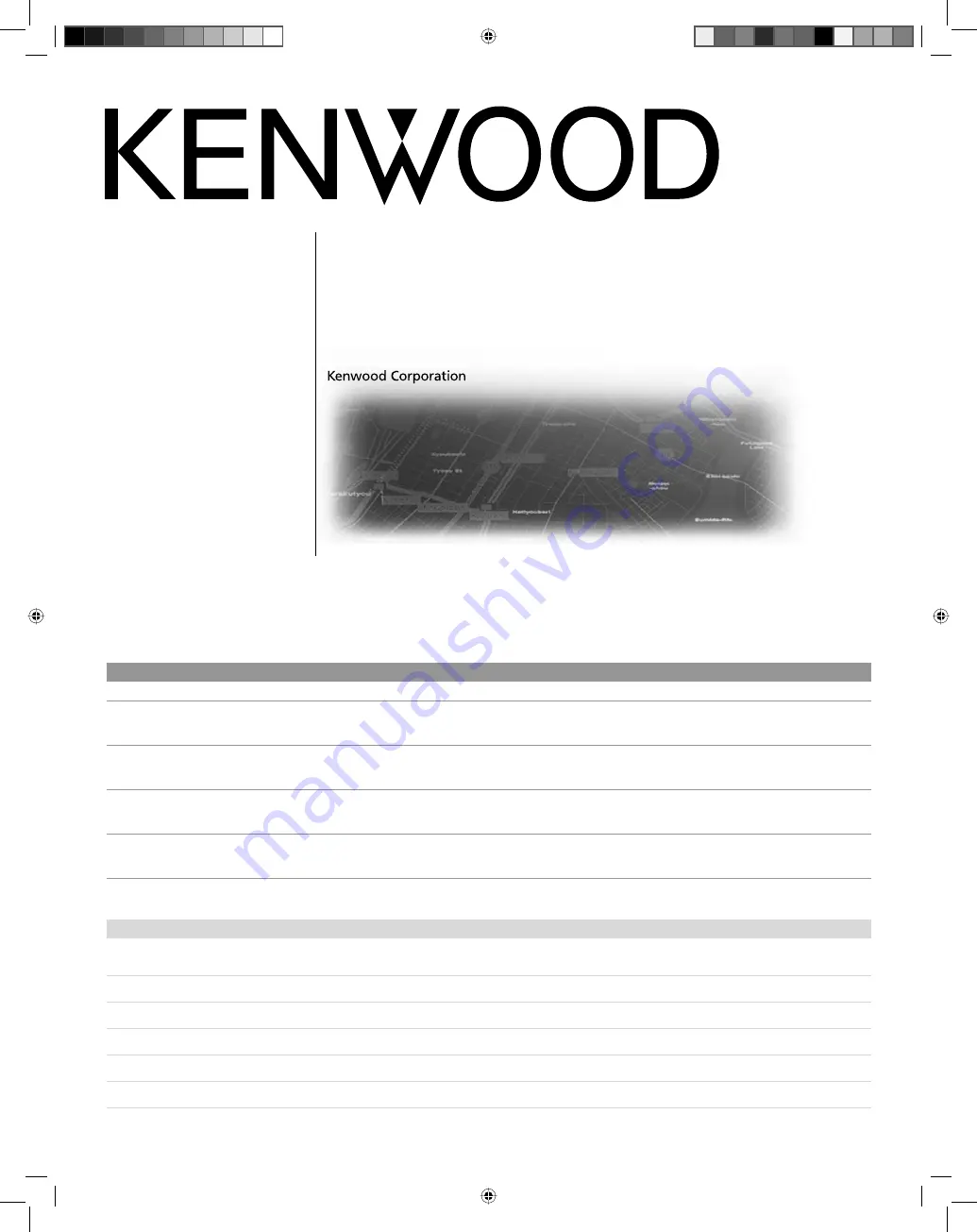 Kenwood KNA-G610 Скачать руководство пользователя страница 5