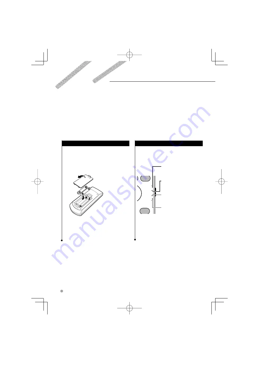 Kenwood KNA-RCDV330 - Wireless Remote For Multimedia Receivers Instruction Manual Download Page 2