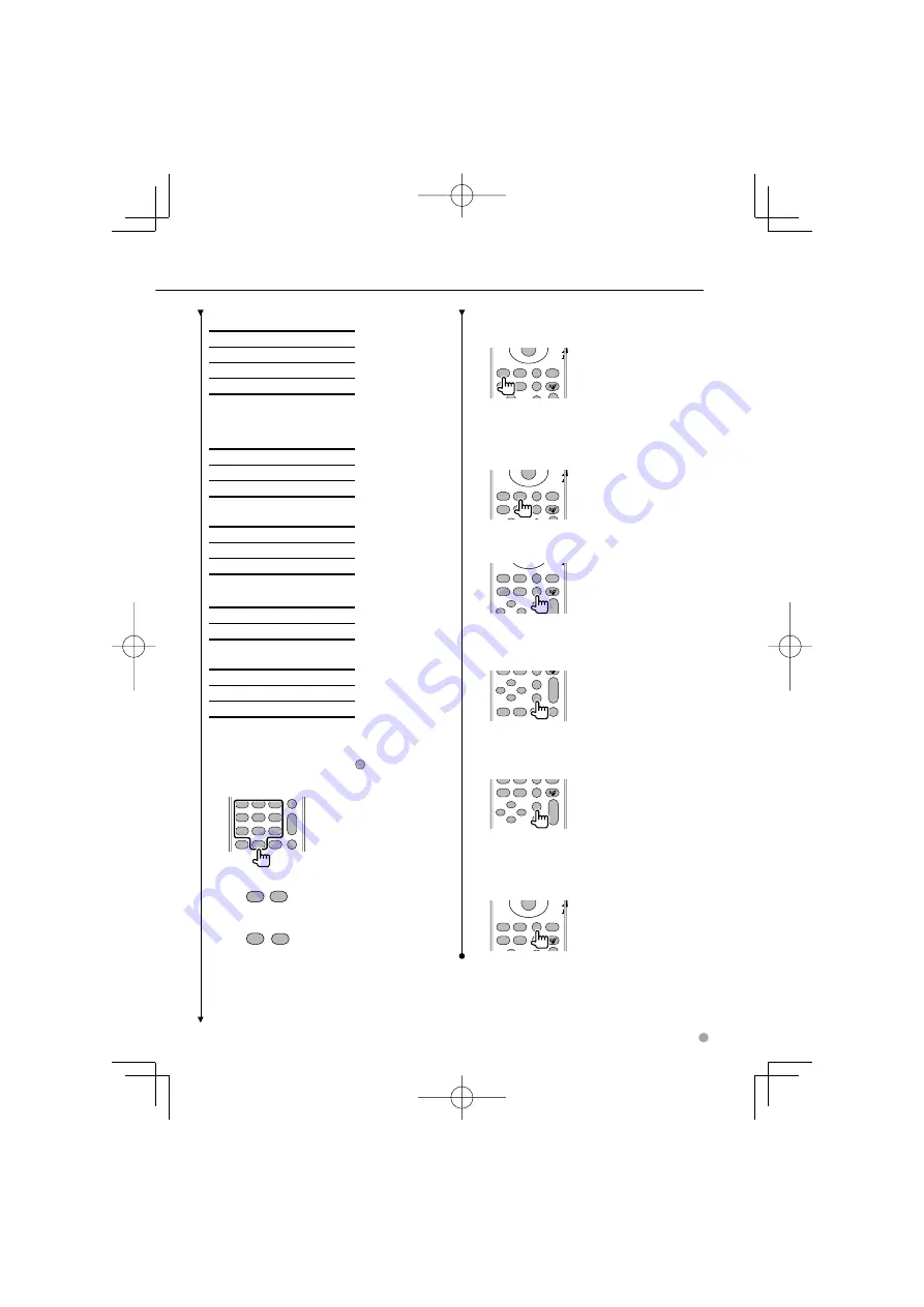 Kenwood KNA-RCDV330 - Wireless Remote For Multimedia Receivers Instruction Manual Download Page 5