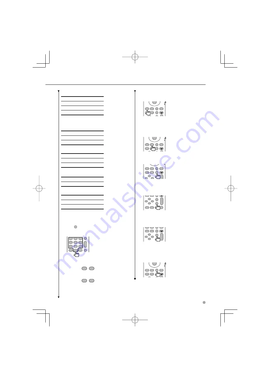 Kenwood KNA-RCDV330 - Wireless Remote For Multimedia Receivers Instruction Manual Download Page 11