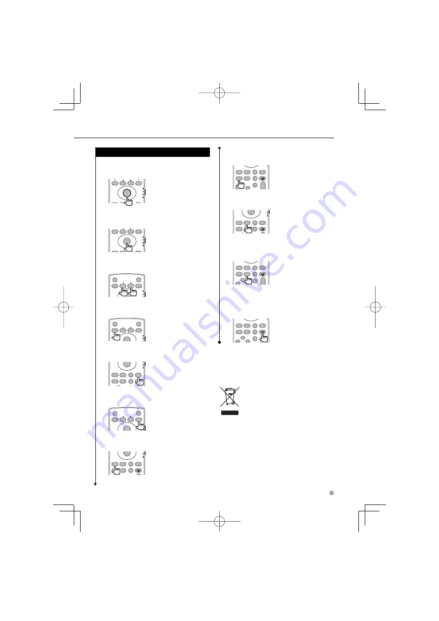 Kenwood KNA-RCDV330 - Wireless Remote For Multimedia Receivers Instruction Manual Download Page 19