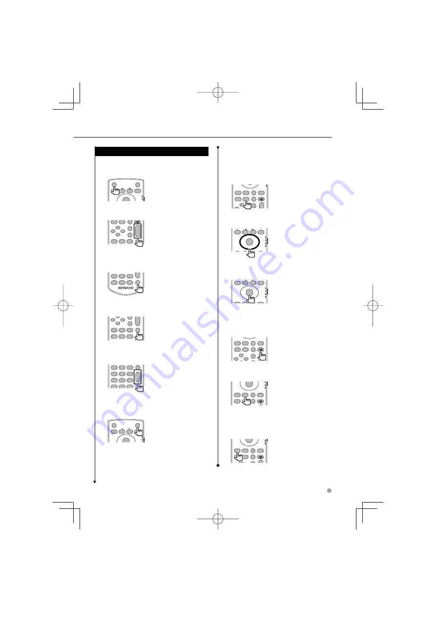 Kenwood KNA-RCDV330 - Wireless Remote For Multimedia Receivers Instruction Manual Download Page 33