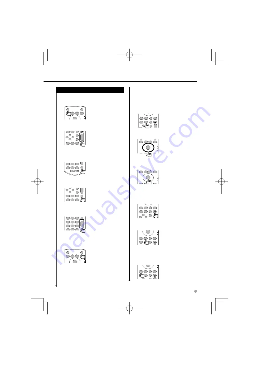 Kenwood KNA-RCDV330 - Wireless Remote For Multimedia Receivers Instruction Manual Download Page 39