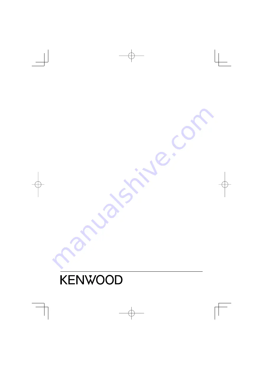 Kenwood KNA-RCDV330 - Wireless Remote For Multimedia Receivers Instruction Manual Download Page 56