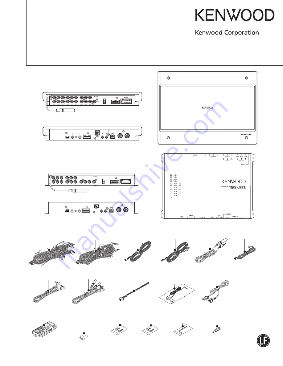 Kenwood KOS-V1000 Service Manual Download Page 1