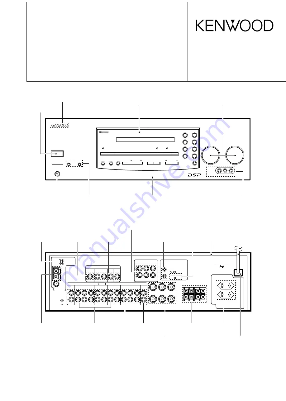 Kenwood KR-1070VR Service Manual Download Page 1