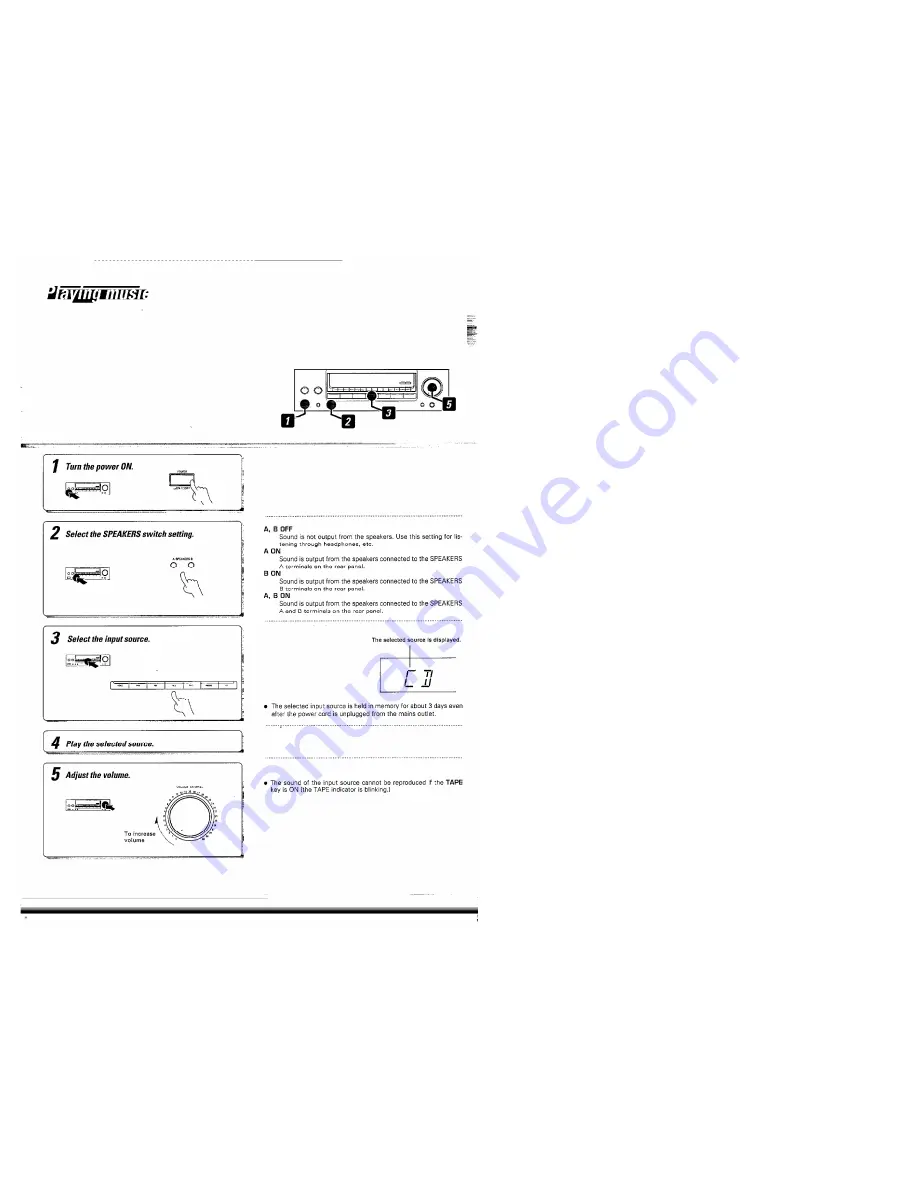 Kenwood KR-A3060 Скачать руководство пользователя страница 9