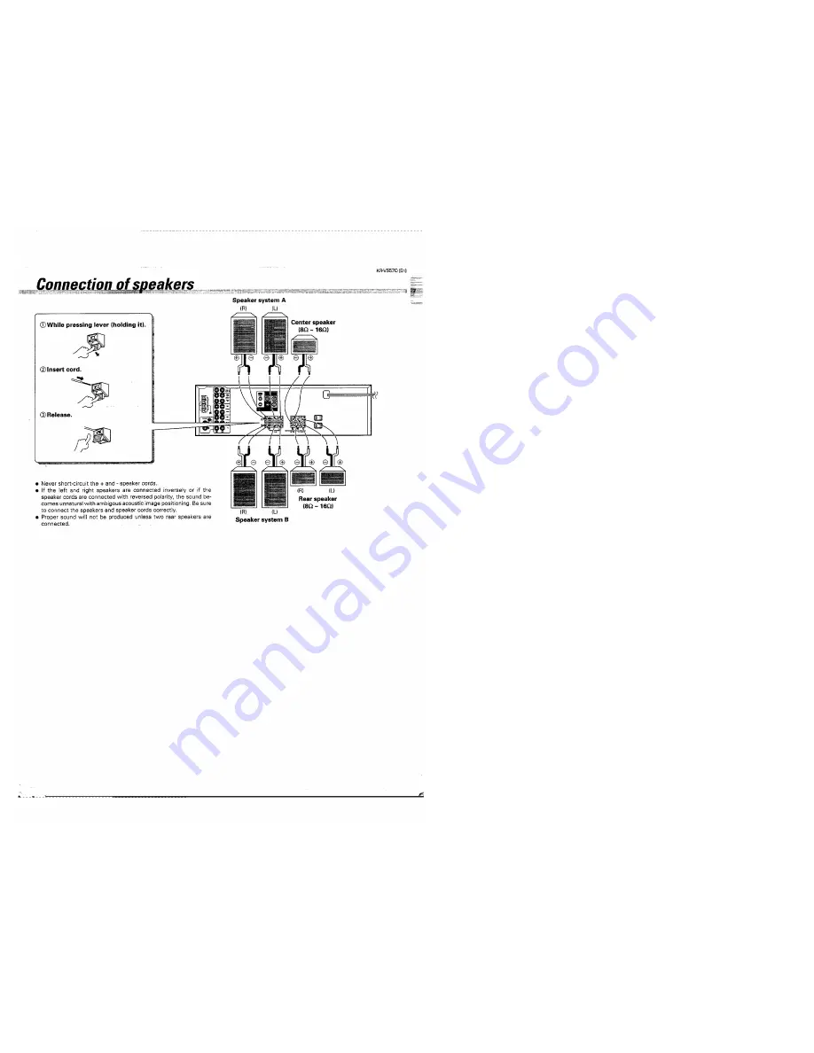 Kenwood KR-V5570 Скачать руководство пользователя страница 7