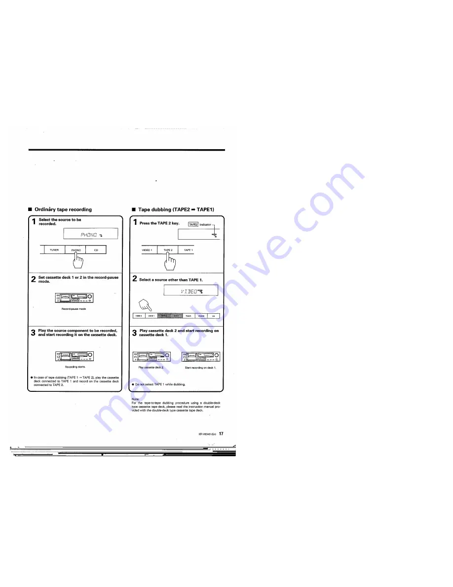 Kenwood KR-V6040 Instruction Manual Download Page 17