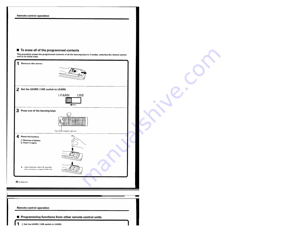 Kenwood KR-V8050 Instruction Manual Download Page 20