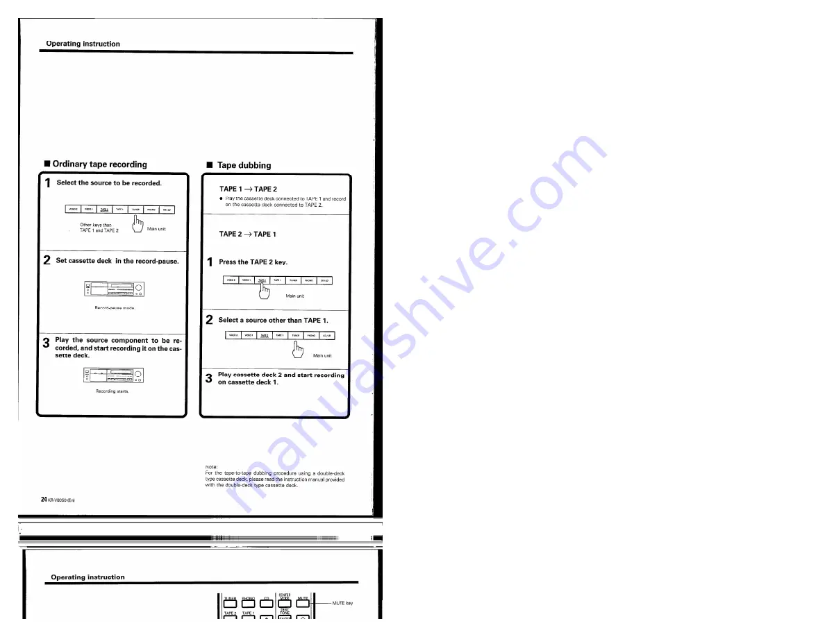 Kenwood KR-V8050 Instruction Manual Download Page 24