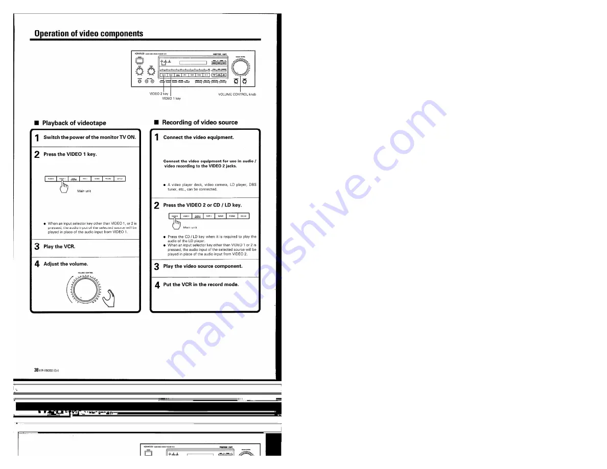 Kenwood KR-V8050 Скачать руководство пользователя страница 38