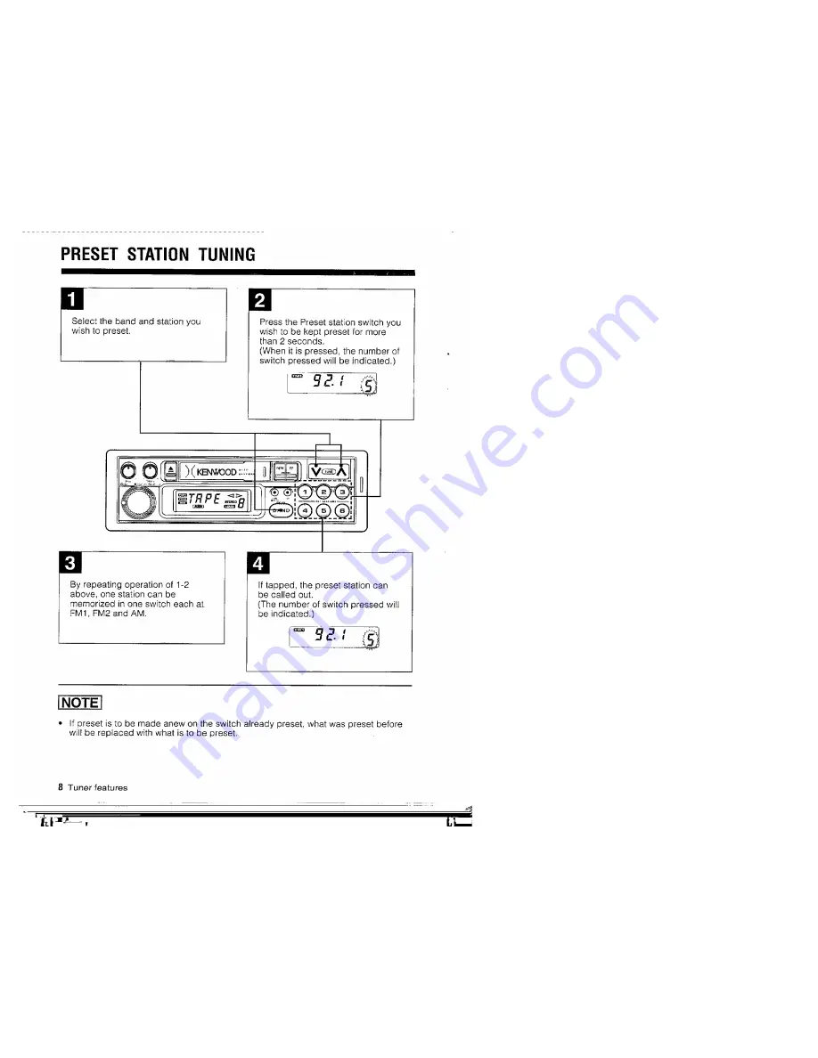 Kenwood KRC-140 Instruction Manual Download Page 8