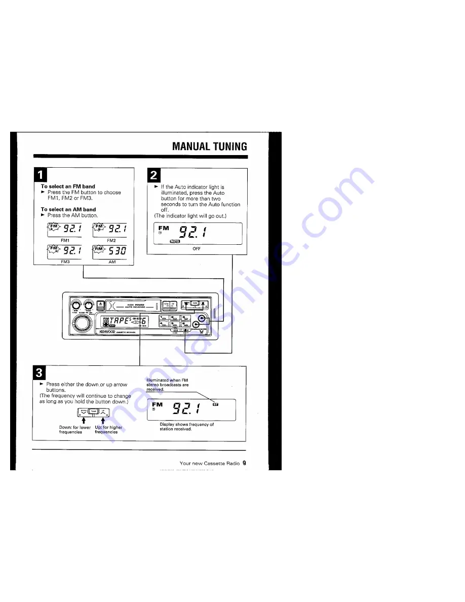 Kenwood KRC-160 Скачать руководство пользователя страница 9