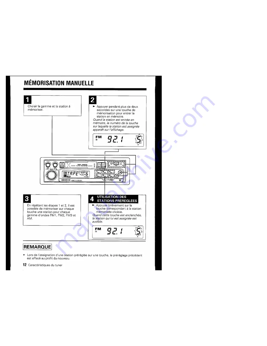 Kenwood KRC-160 Instruction Manual Download Page 36