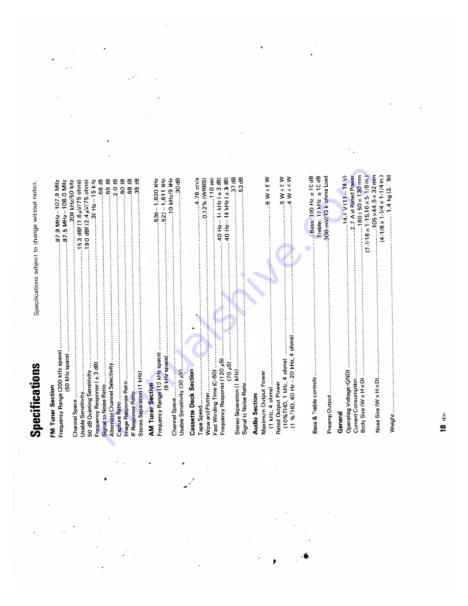 Kenwood KRC-2000A Instruction Manual Download Page 6