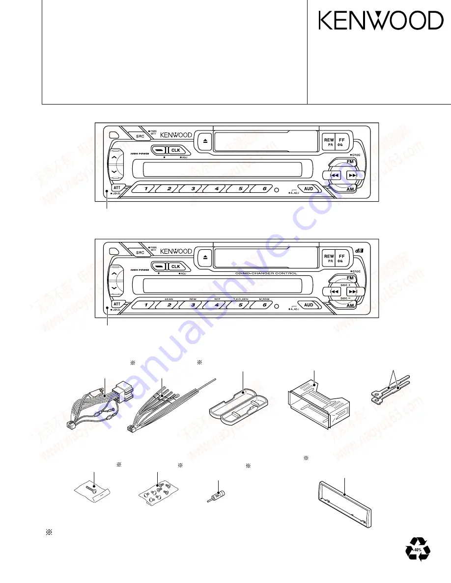 Kenwood KRC-21SA Service Manual Download Page 1