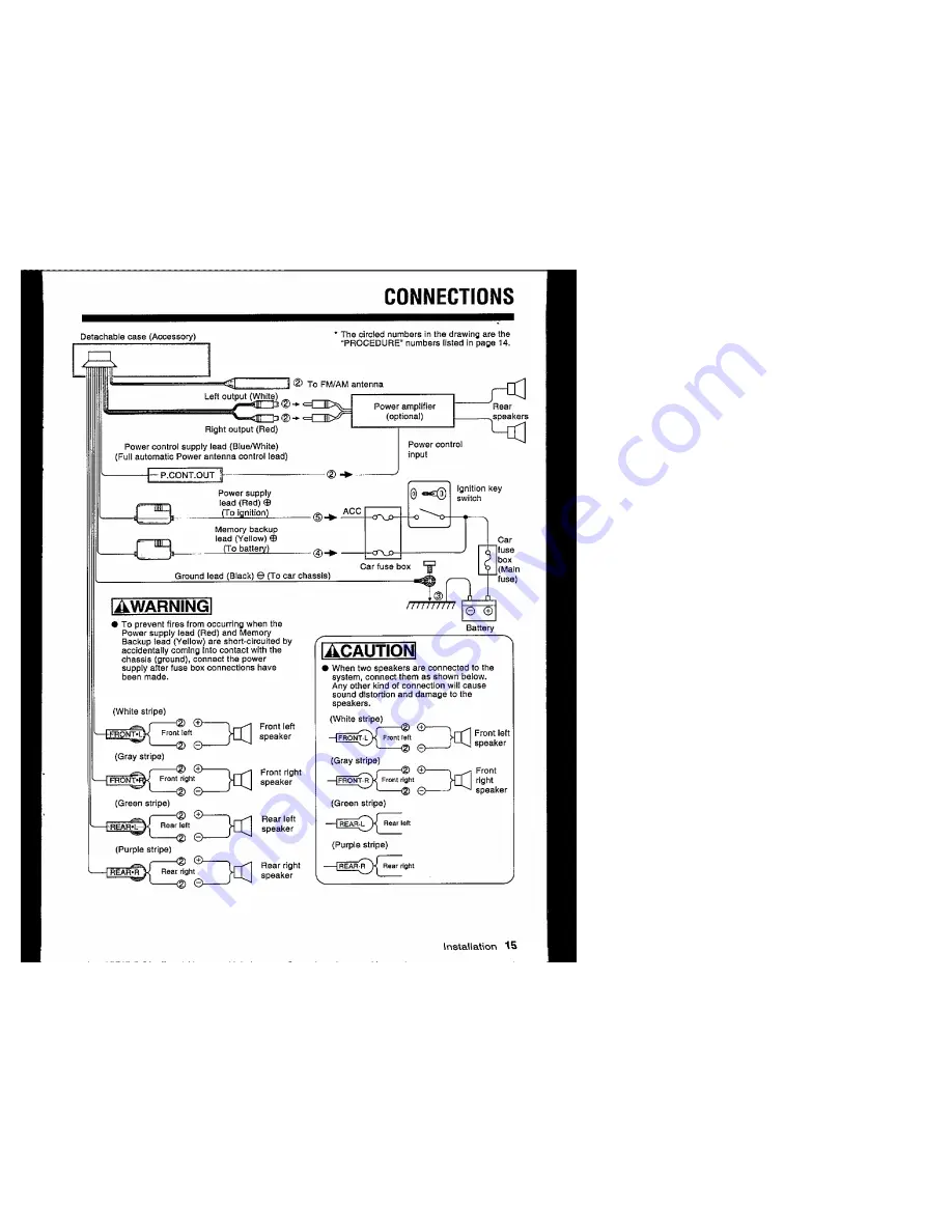 Kenwood KRC-240 Instruction Manual Download Page 15