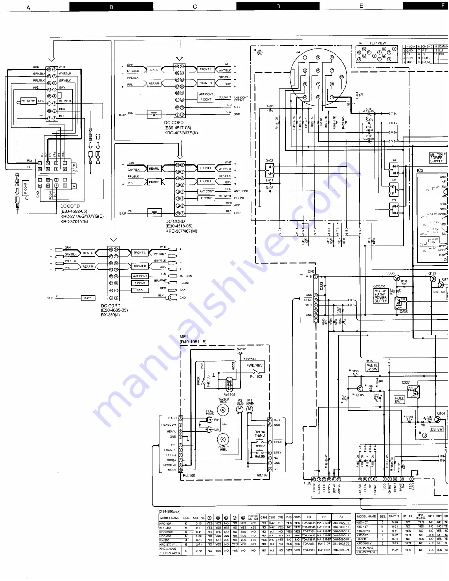 Kenwood KRC-277A Service Manual Download Page 4