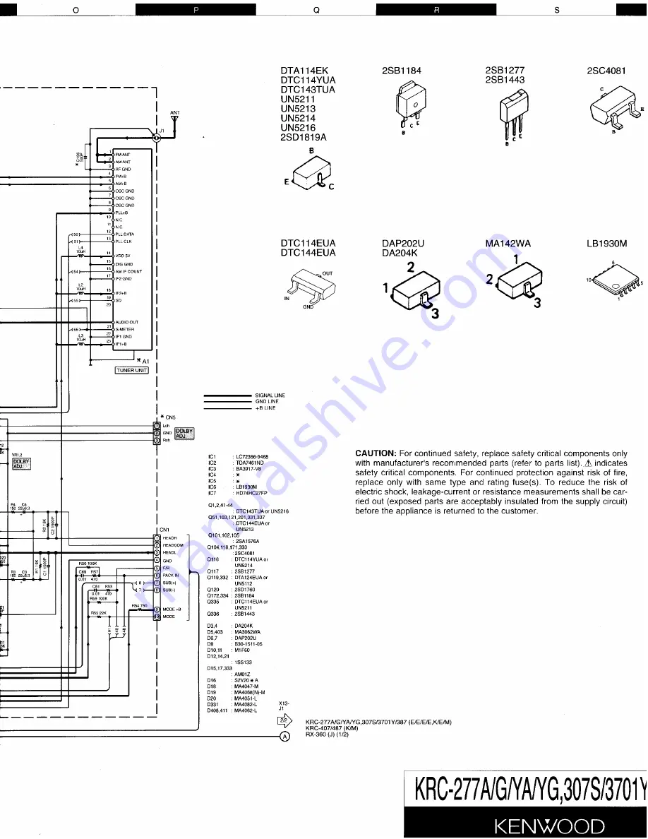 Kenwood KRC-277A Service Manual Download Page 7