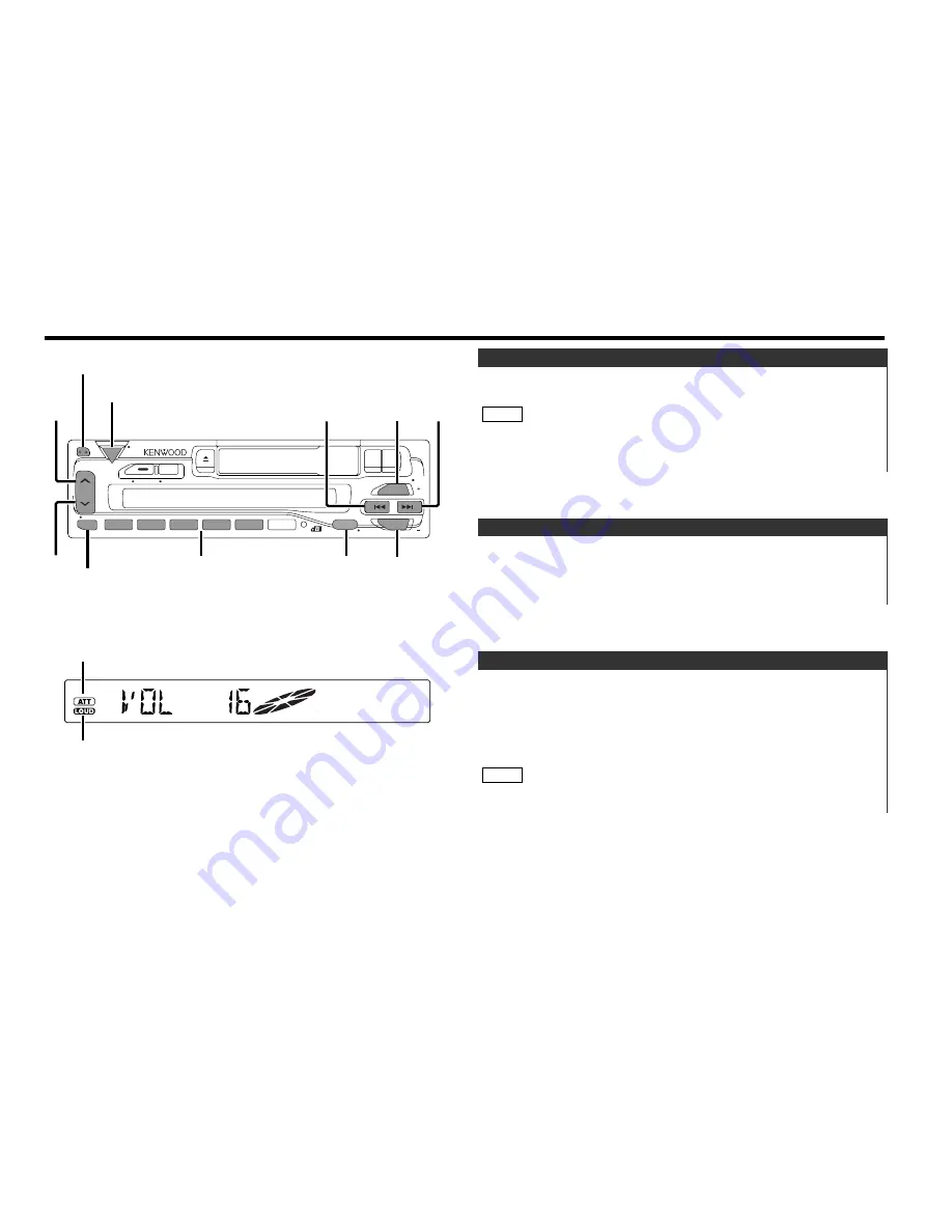 Kenwood KRC-278RA Instruction Manual Download Page 5