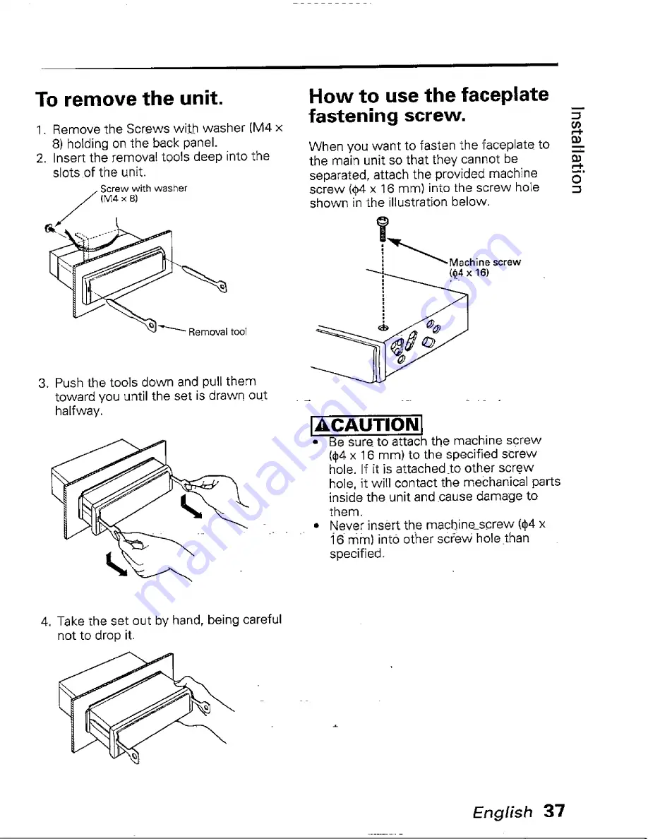 Kenwood KRC-301 Instruction Manual Download Page 37