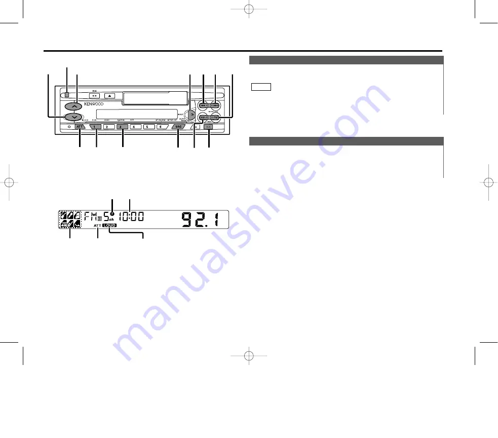 Kenwood KRC-309S Скачать руководство пользователя страница 5