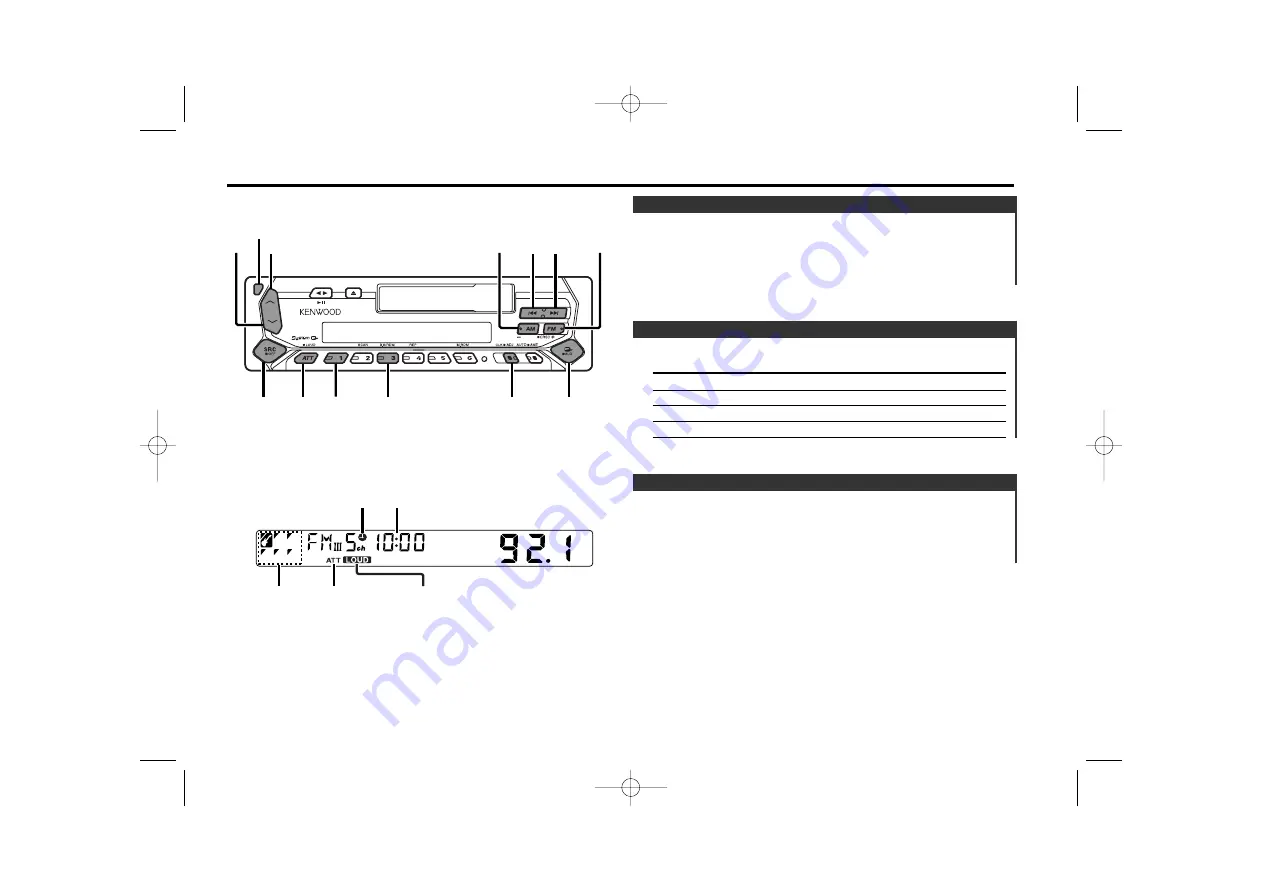 Kenwood KRC-365 Скачать руководство пользователя страница 5