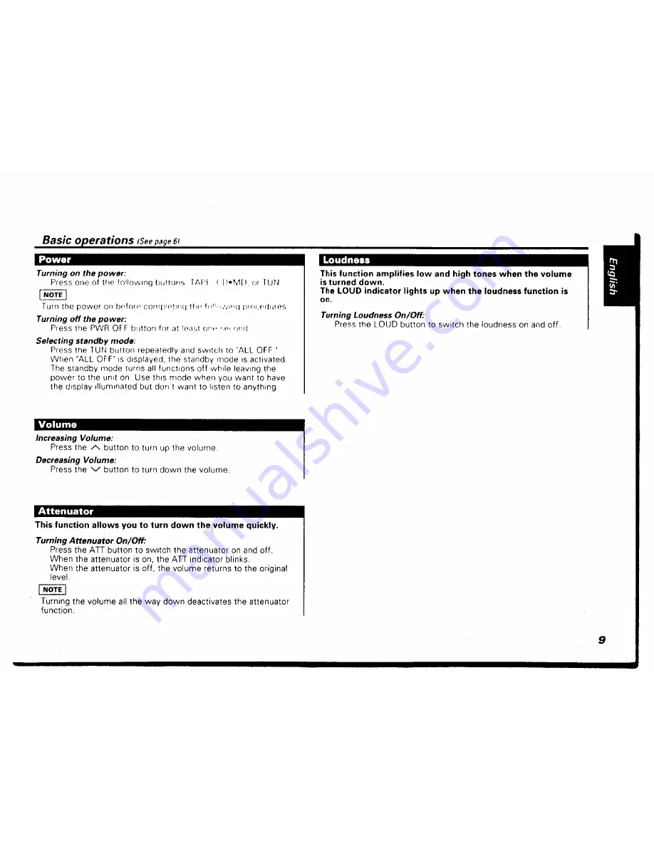 Kenwood KRC-403 Instruction Manual Download Page 9